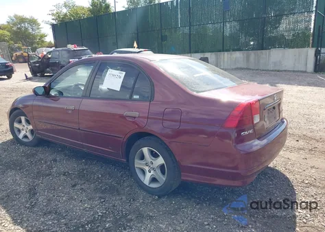 2004 Honda Civic Ex from USA, damaged, VIN 2HGES26744H508541